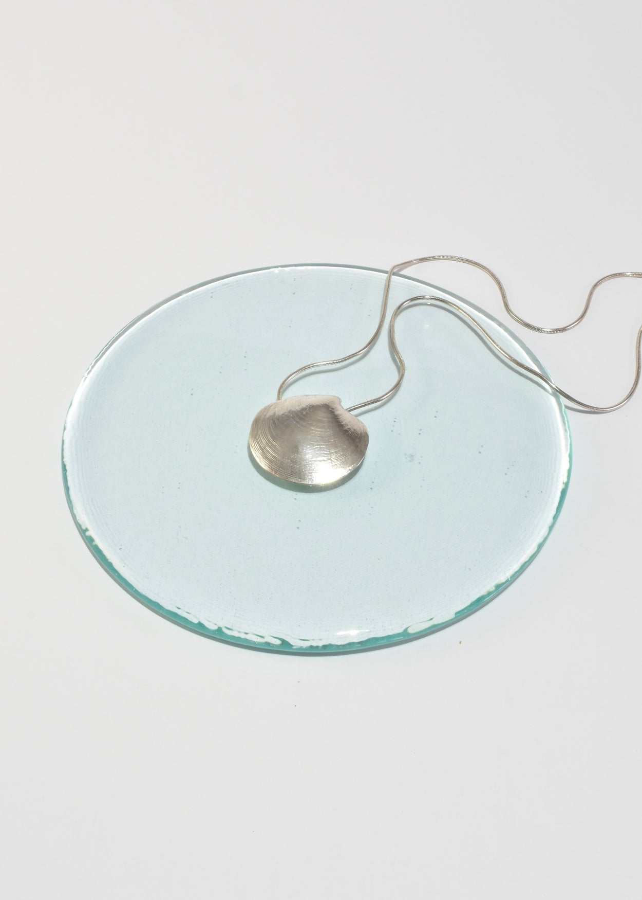 Sterling Clam Shell Necklace