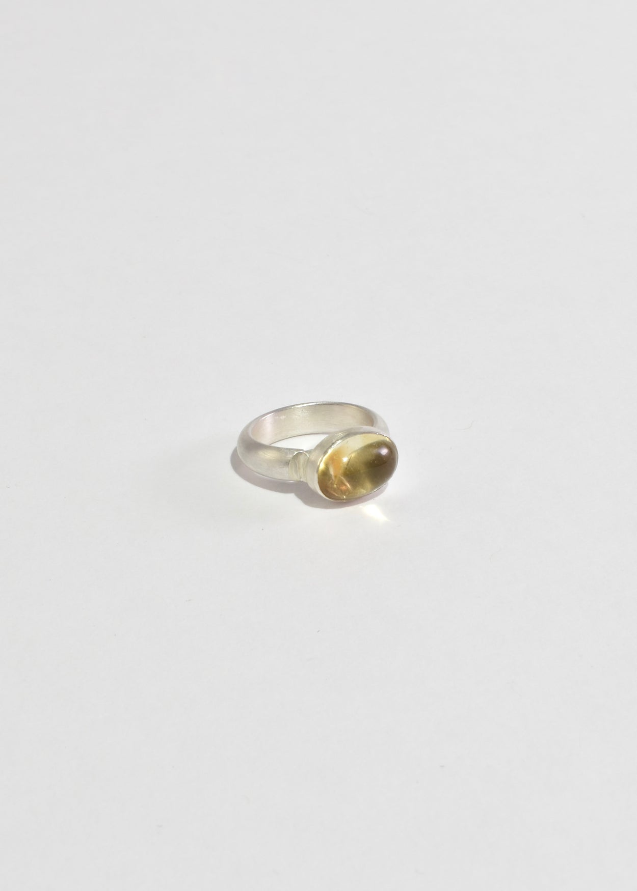 Sterling Citrine Ring