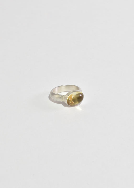 Sterling Citrine Ring