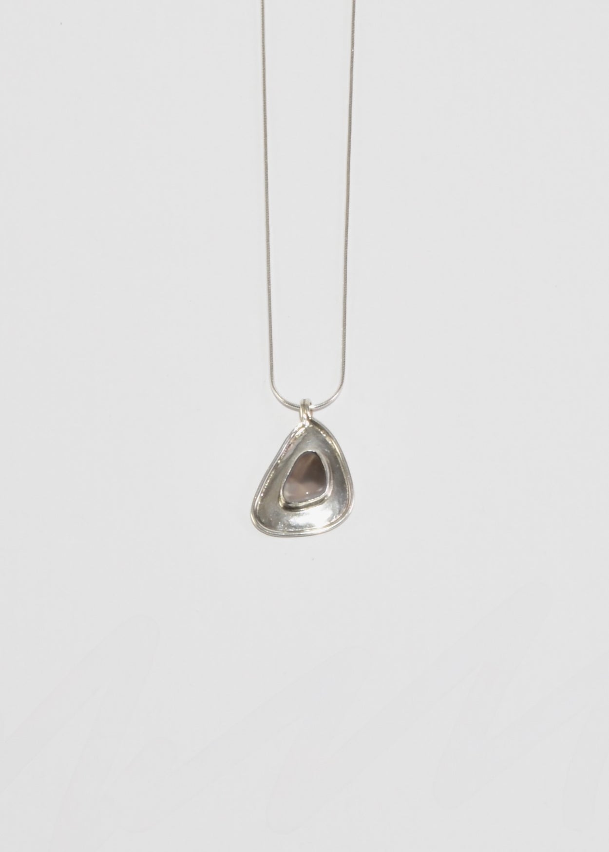 Organic Moonstone Pendant Necklace