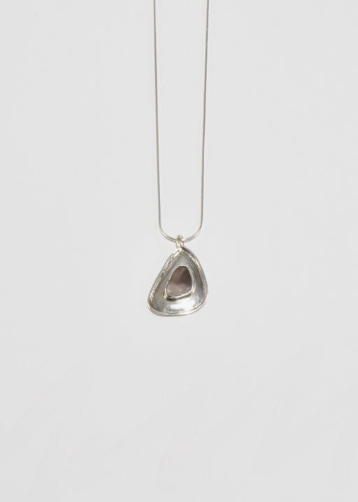 Organic Moonstone Pendant Necklace