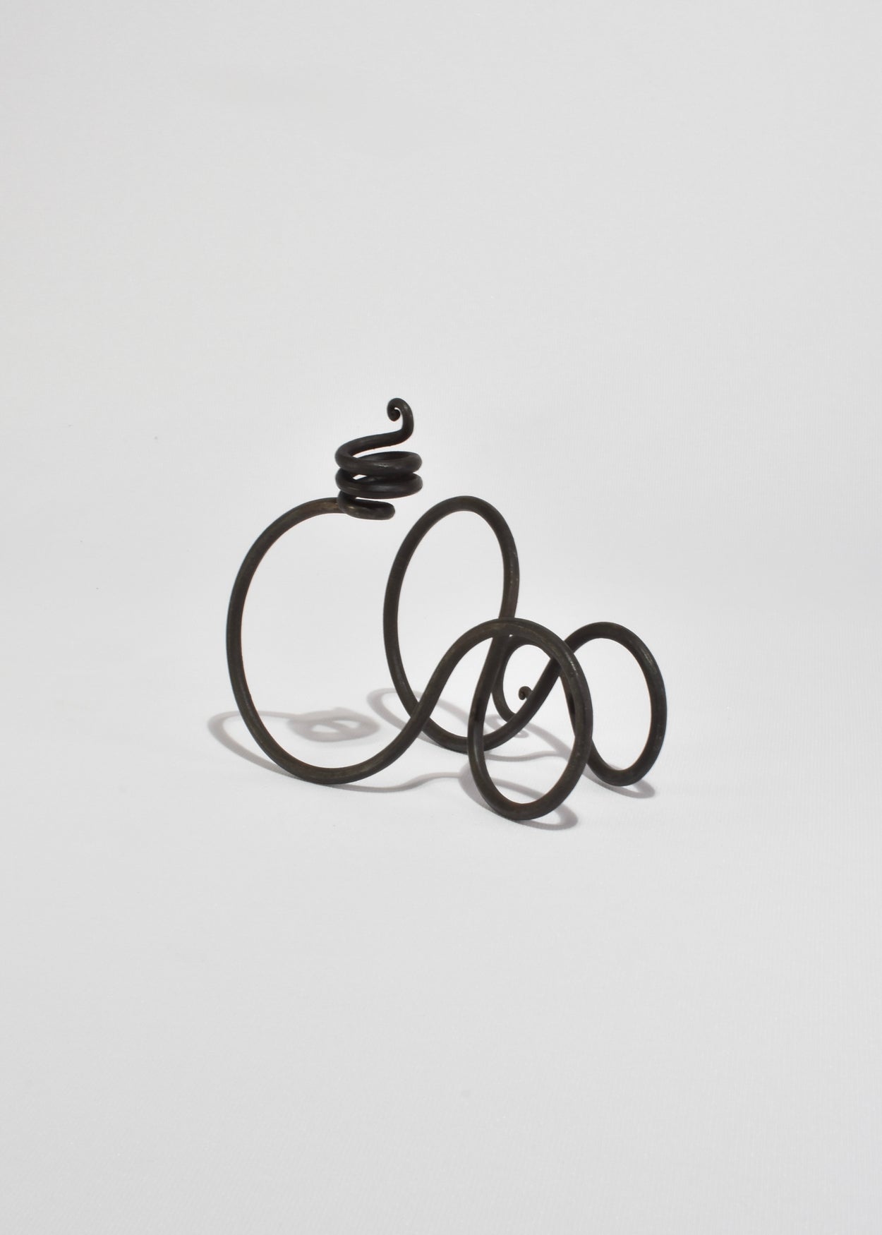 Iron Spiral Candleholder