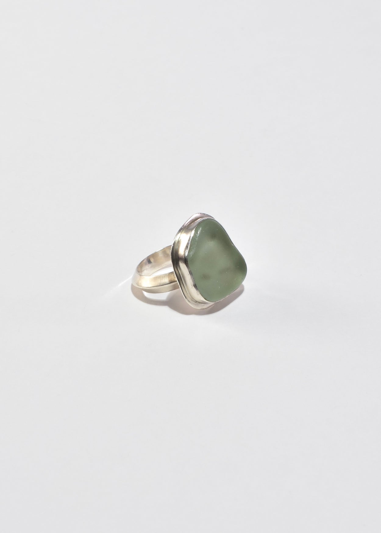 Organic Sea Glass Ring