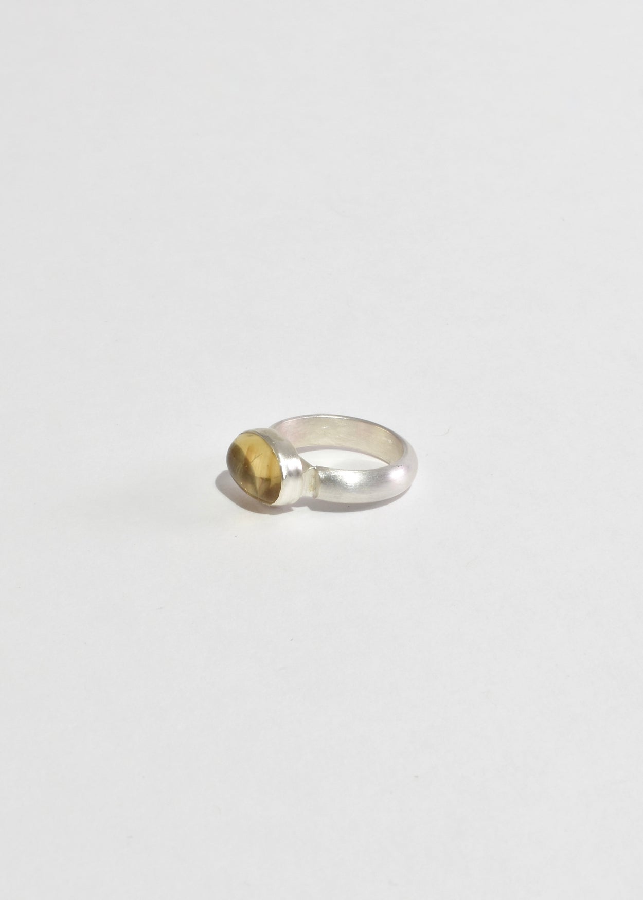 Sterling Citrine Ring