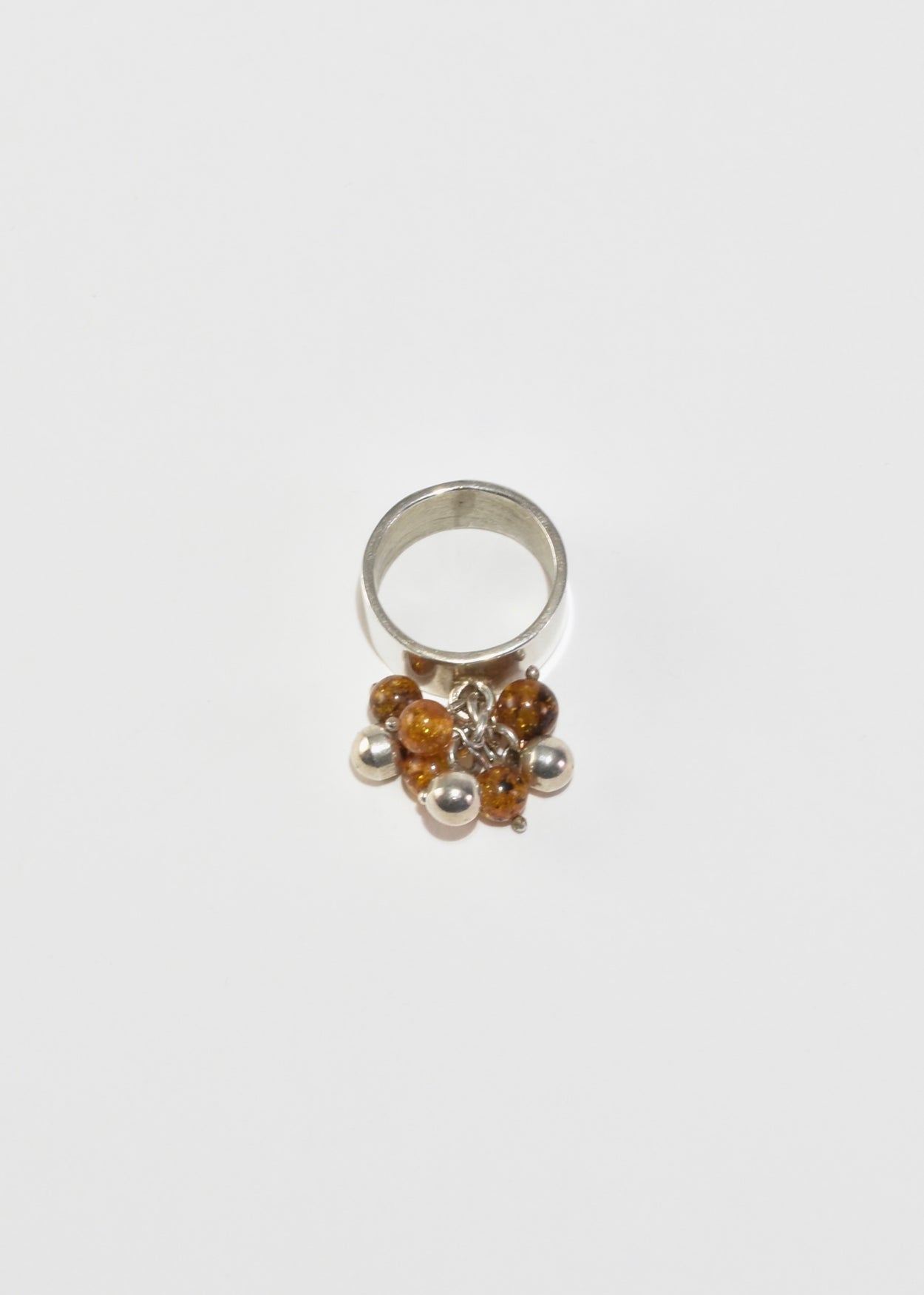 Amber Fringe Ring