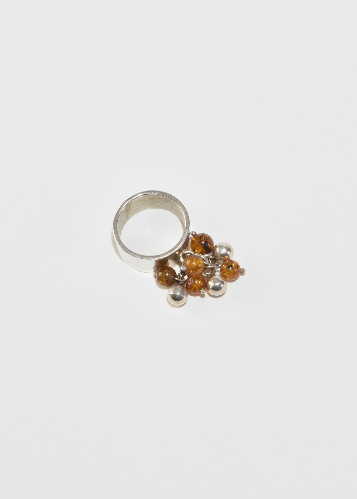 Amber Fringe Ring