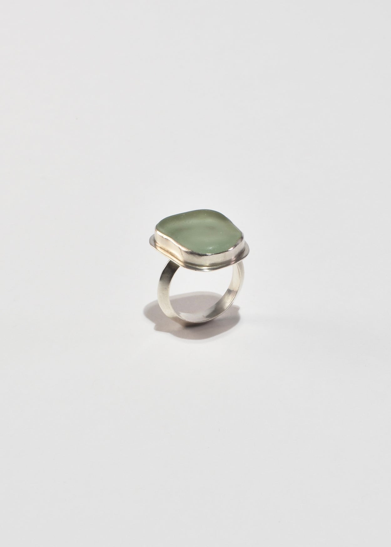 Organic Sea Glass Ring