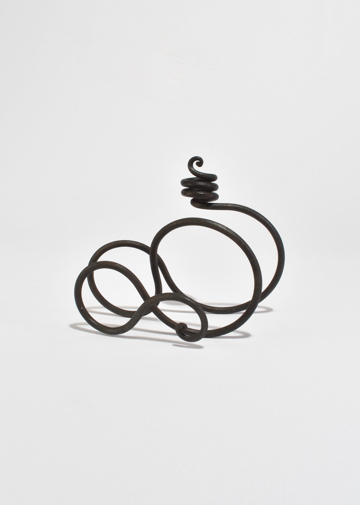 Iron Spiral Candleholder