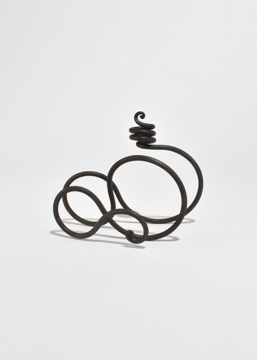 Iron Spiral Candleholder