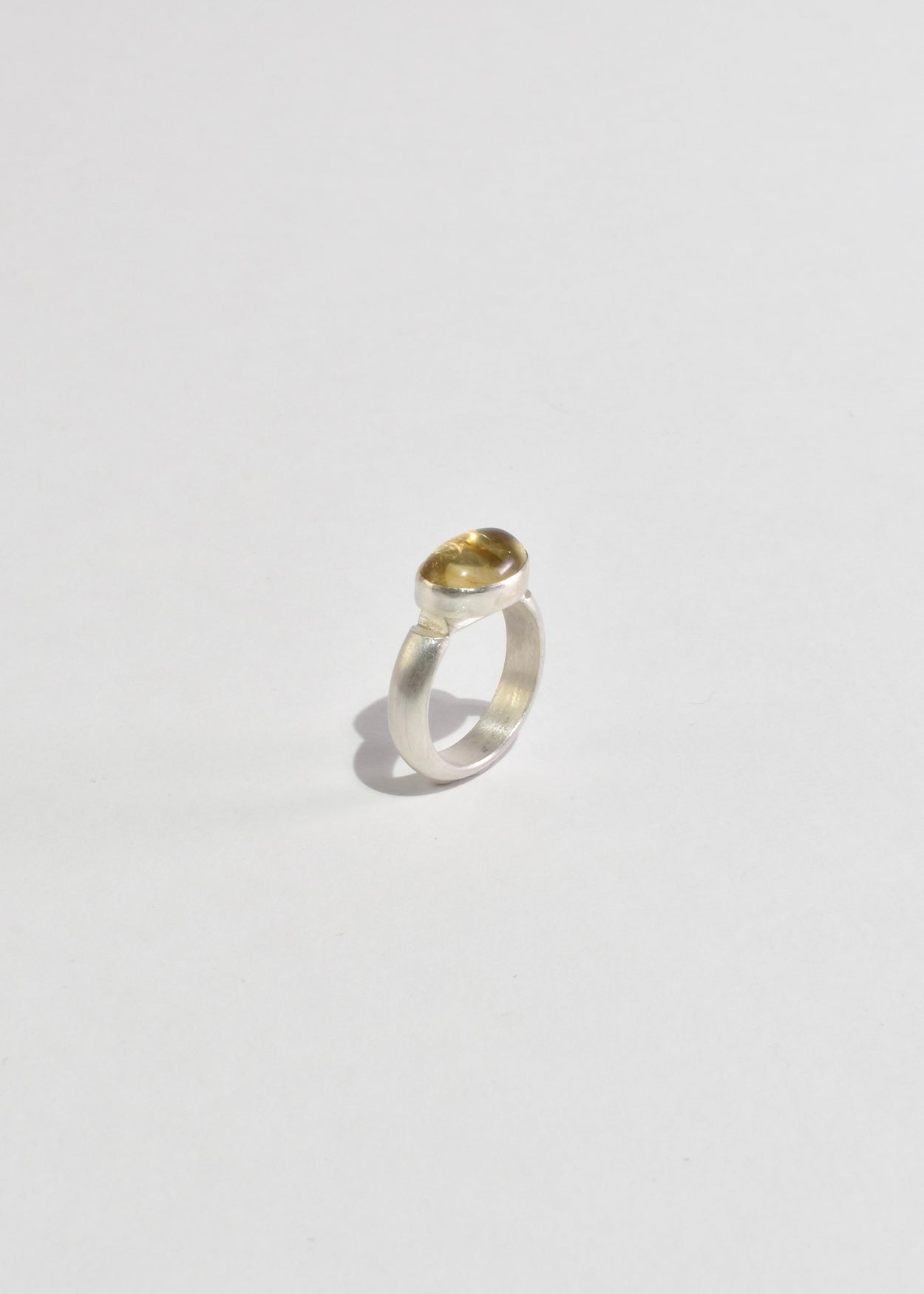 Sterling Citrine Ring