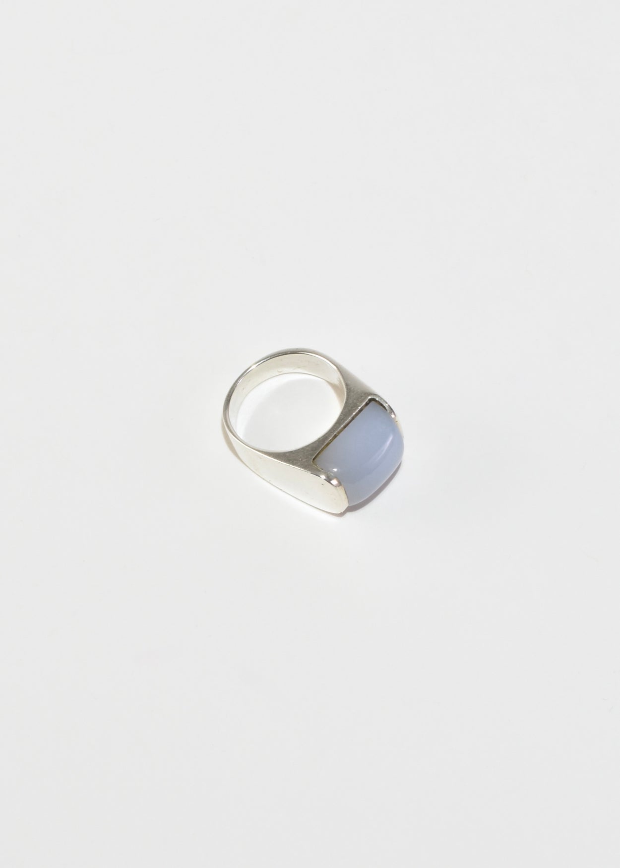 Raised Chalcedony Ring