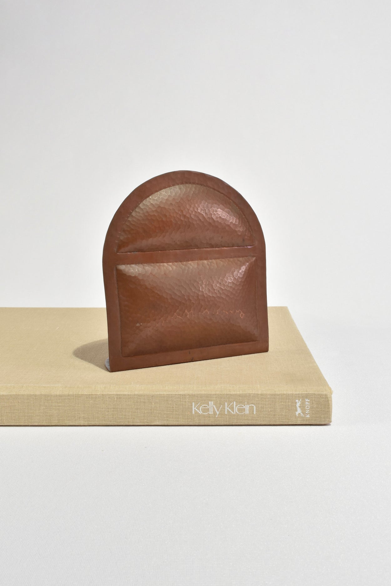 Sculptural Copper Bookends
