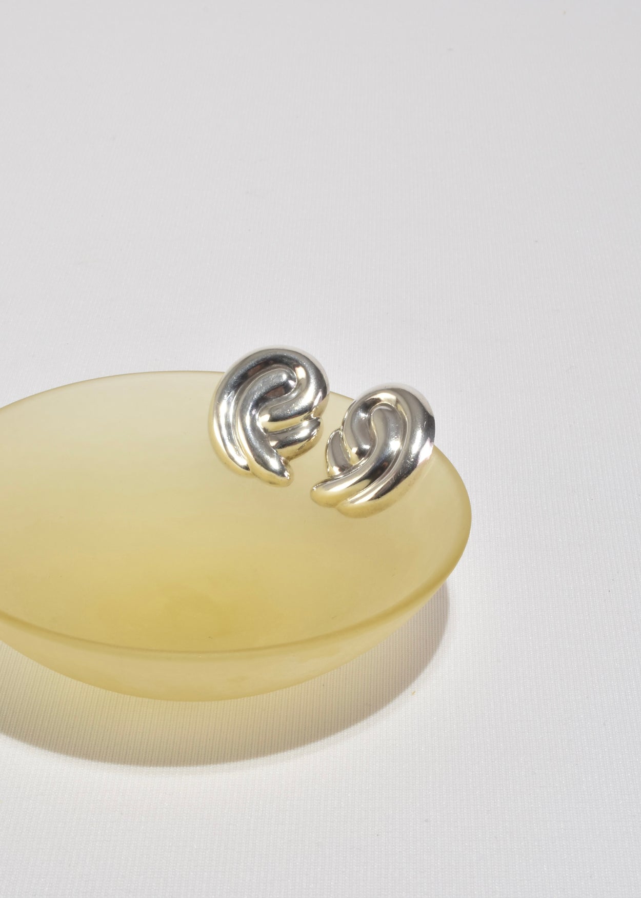 Sculptural Ribbed Earrings