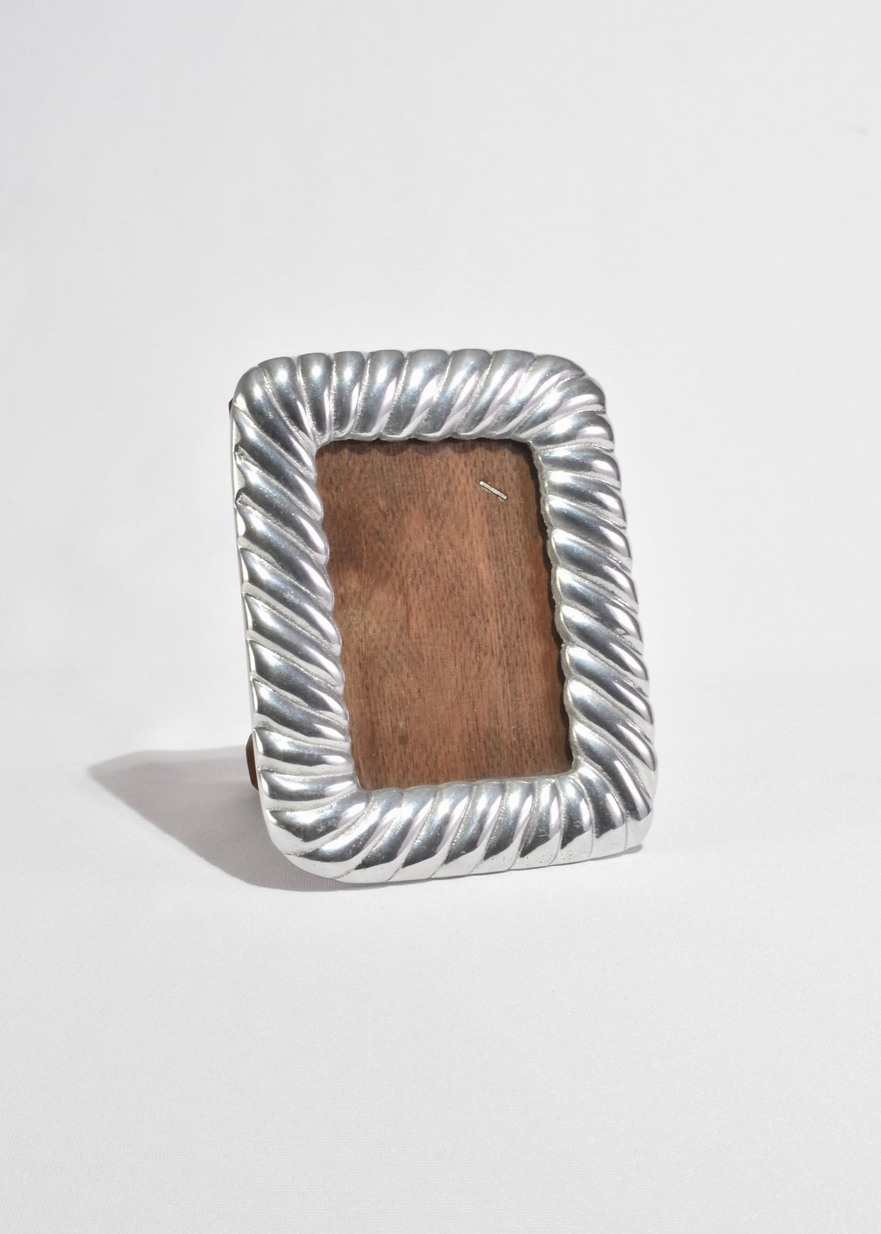 Ribbed Pewter Picture Frame