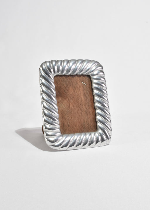 Ribbed Pewter Picture Frame