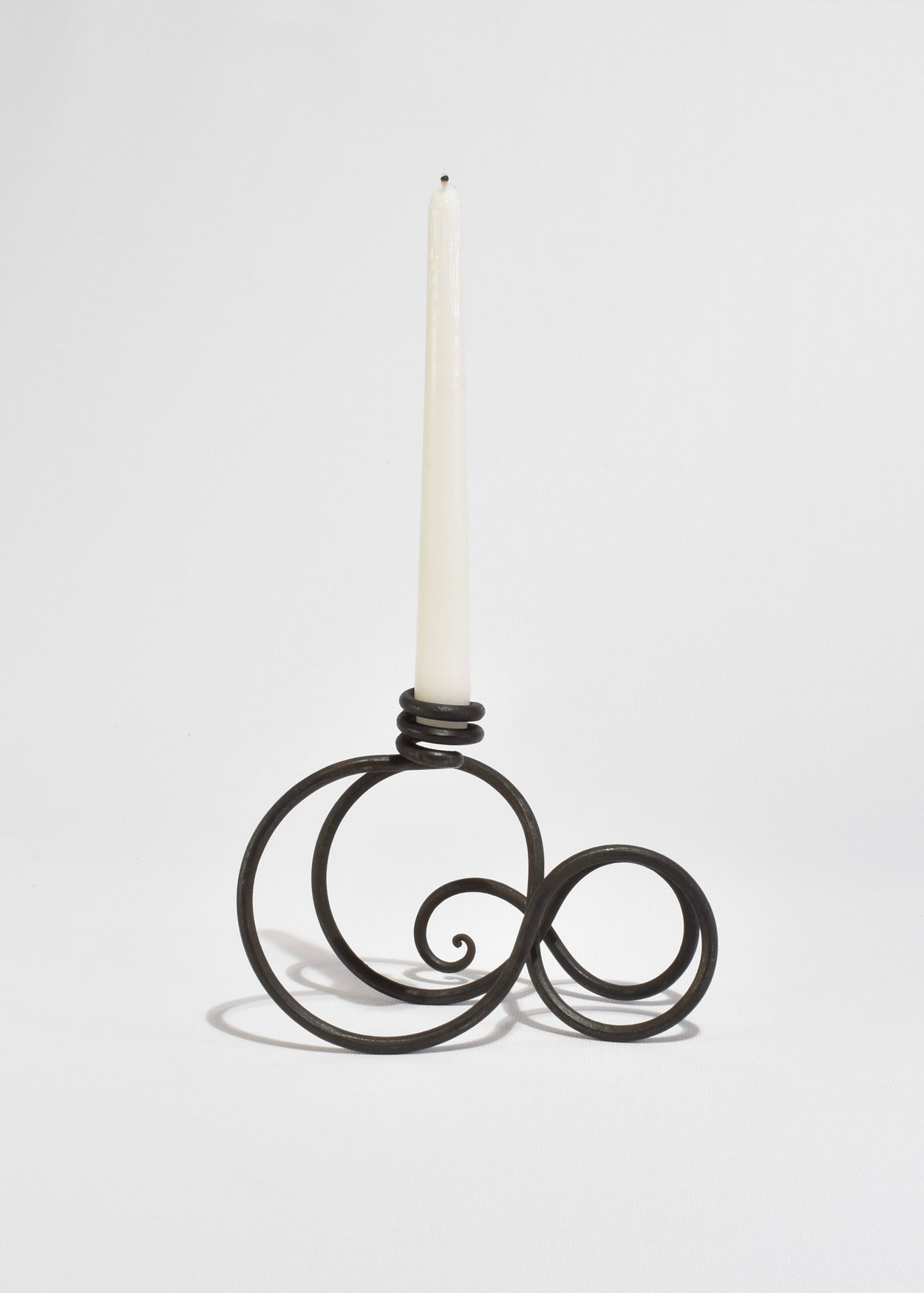 Iron Spiral Candleholder