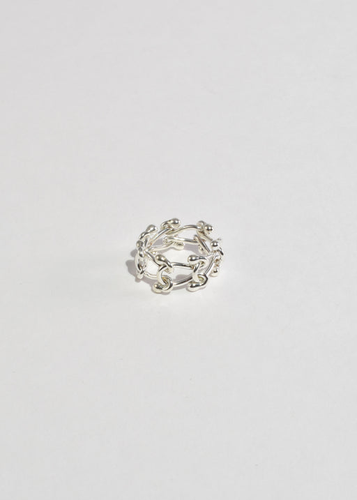 Sterling Link Ring