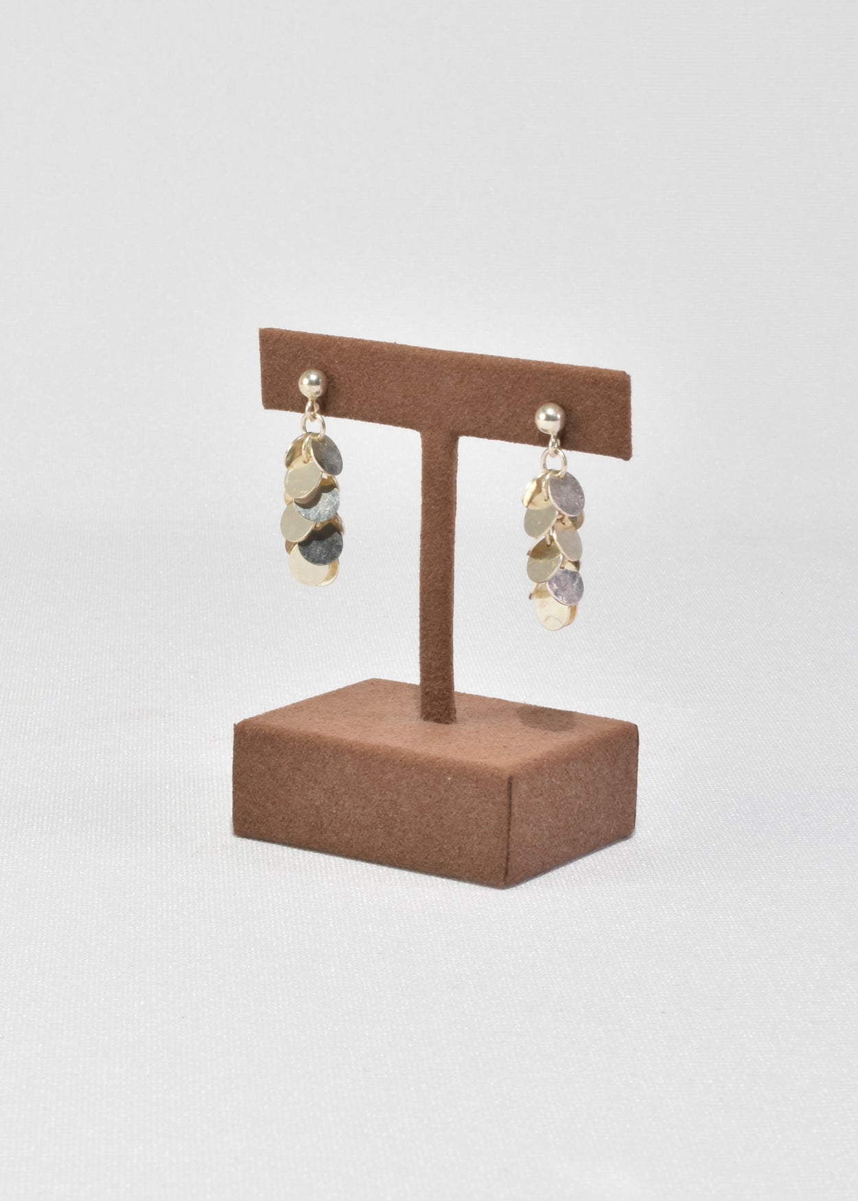 Disc Fringe Earrings