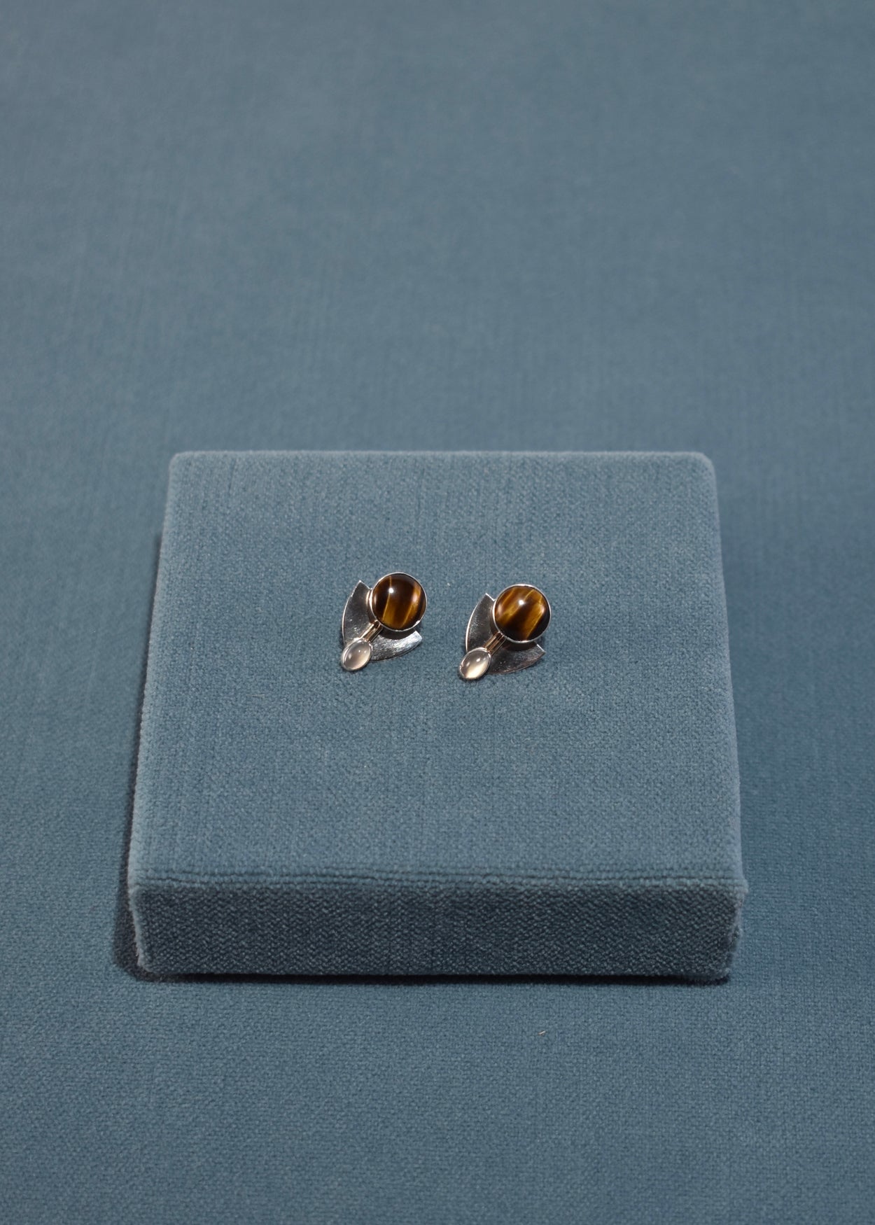 Tiger's Eye Moonstone Earrings