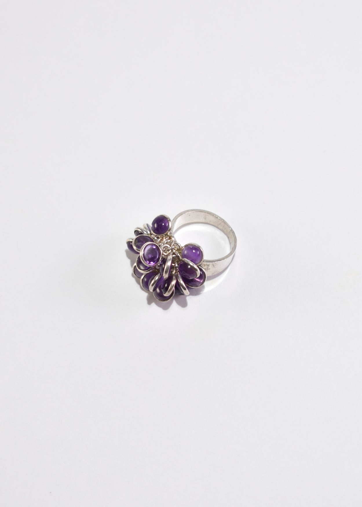 Amethyst Fringe Ring