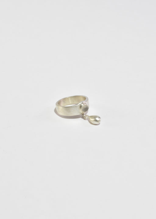 Quartz Teardrop Ring