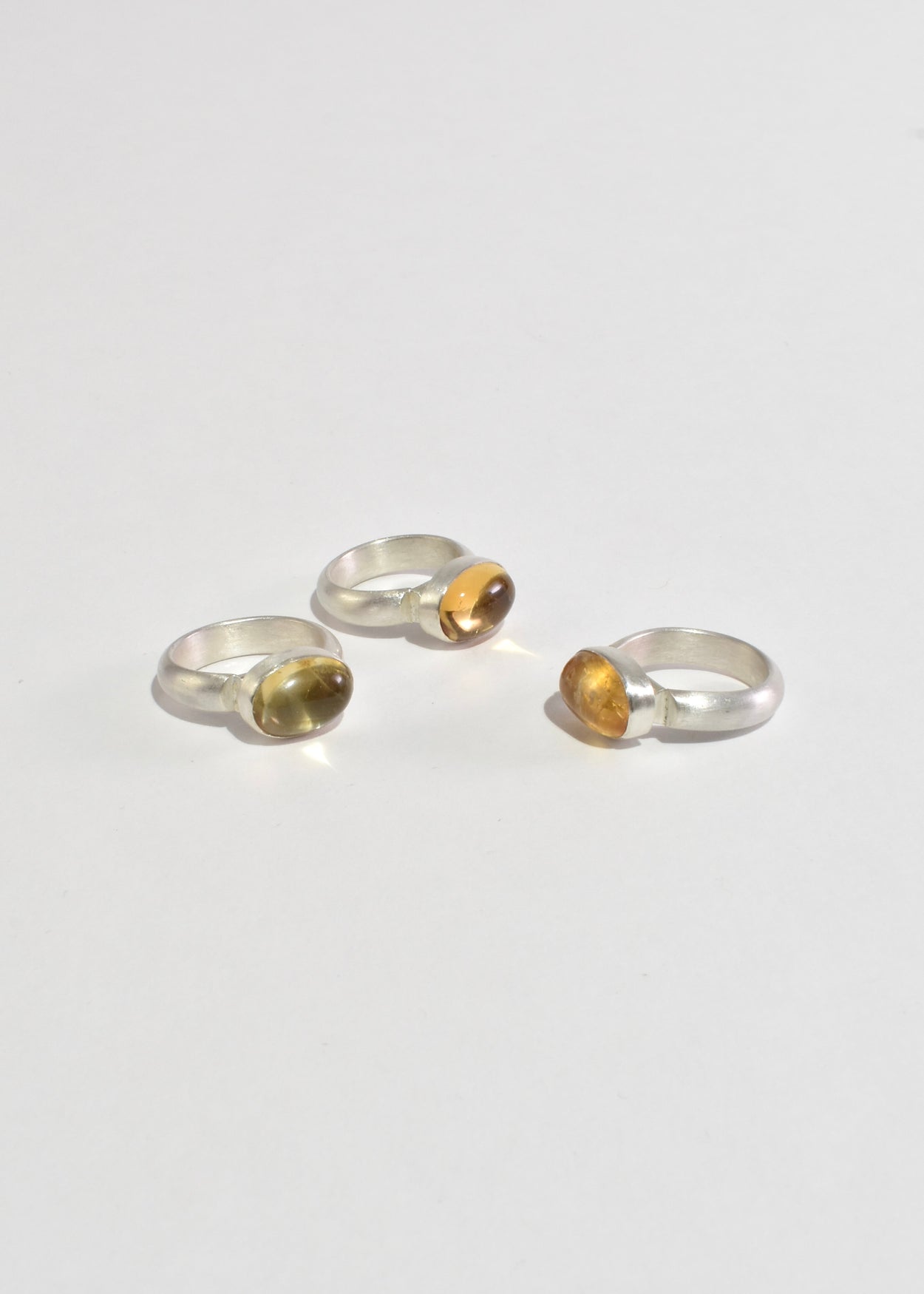 Sterling Citrine Ring