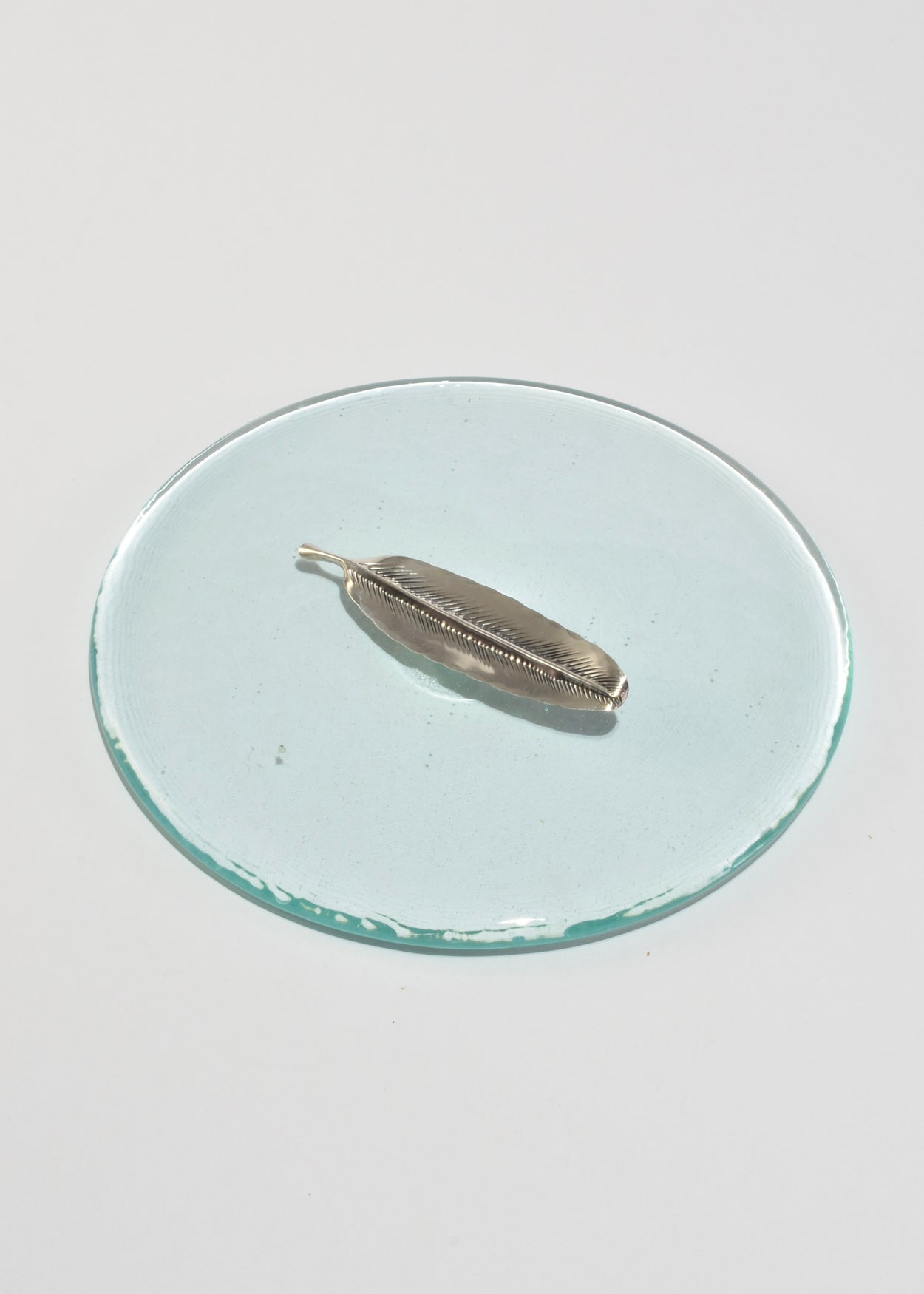 Sterling Feather Brooch