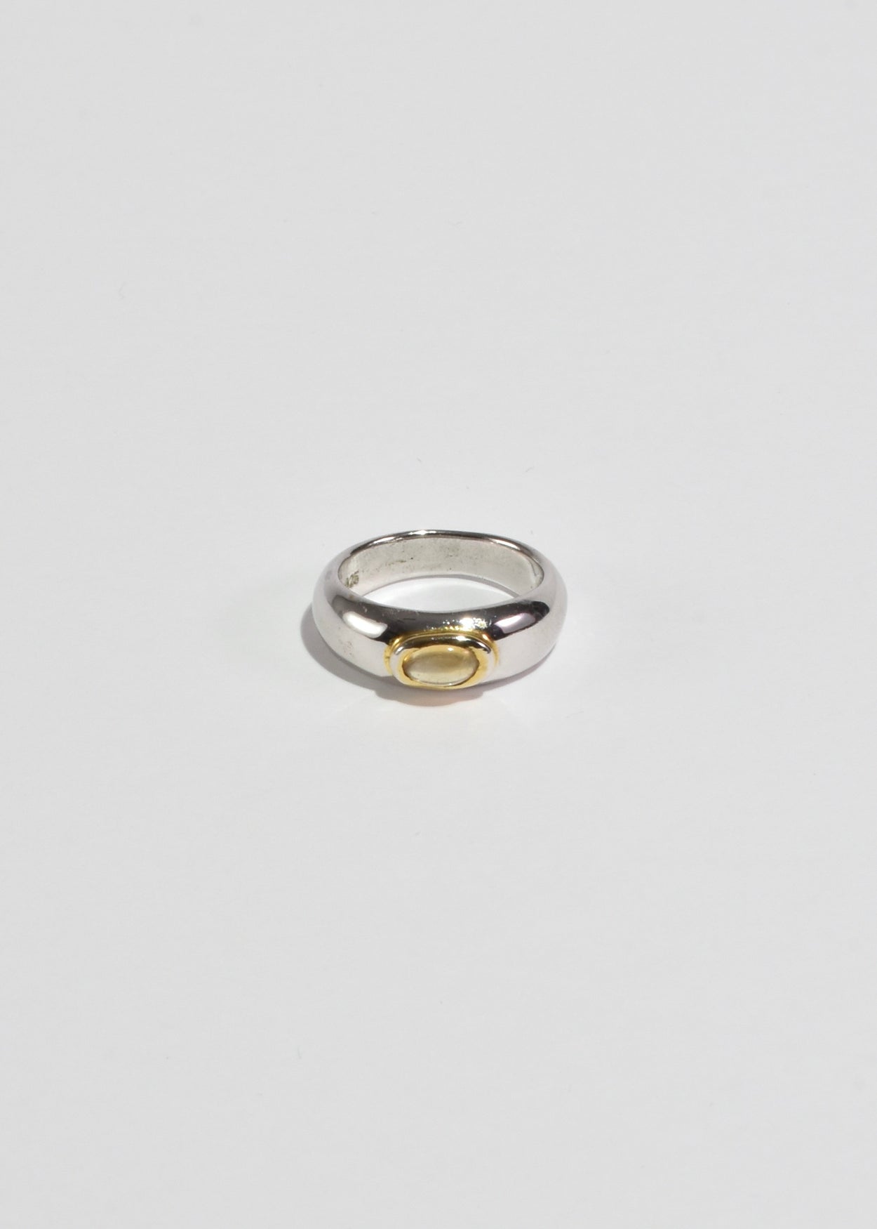 Silver Citrine Ring