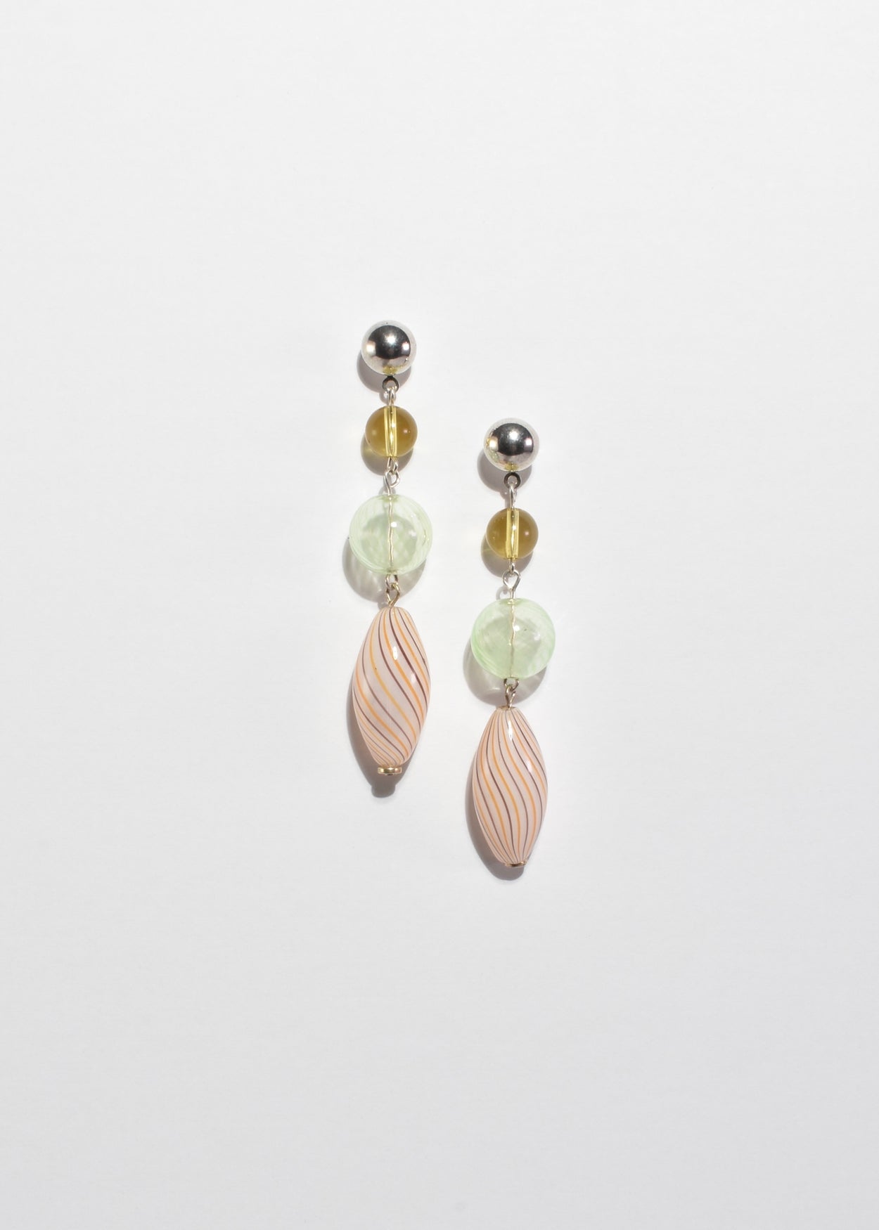 Blown Glass Drop Earrings