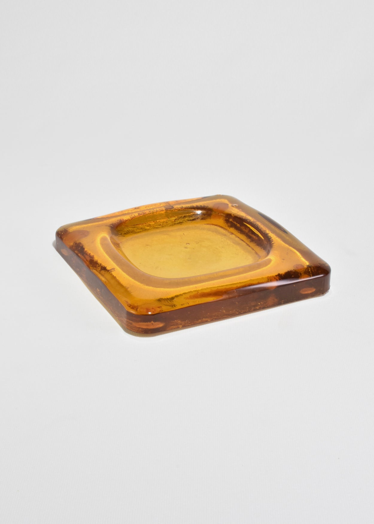 Amber Glass Catchall