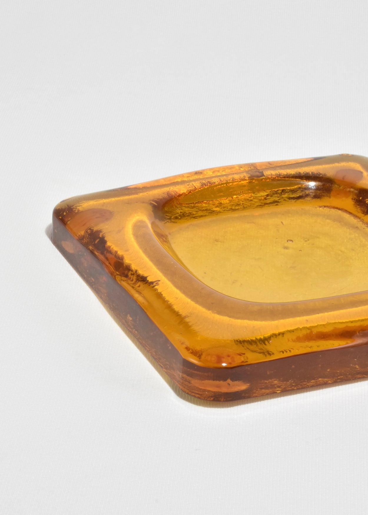 Amber Glass Catchall