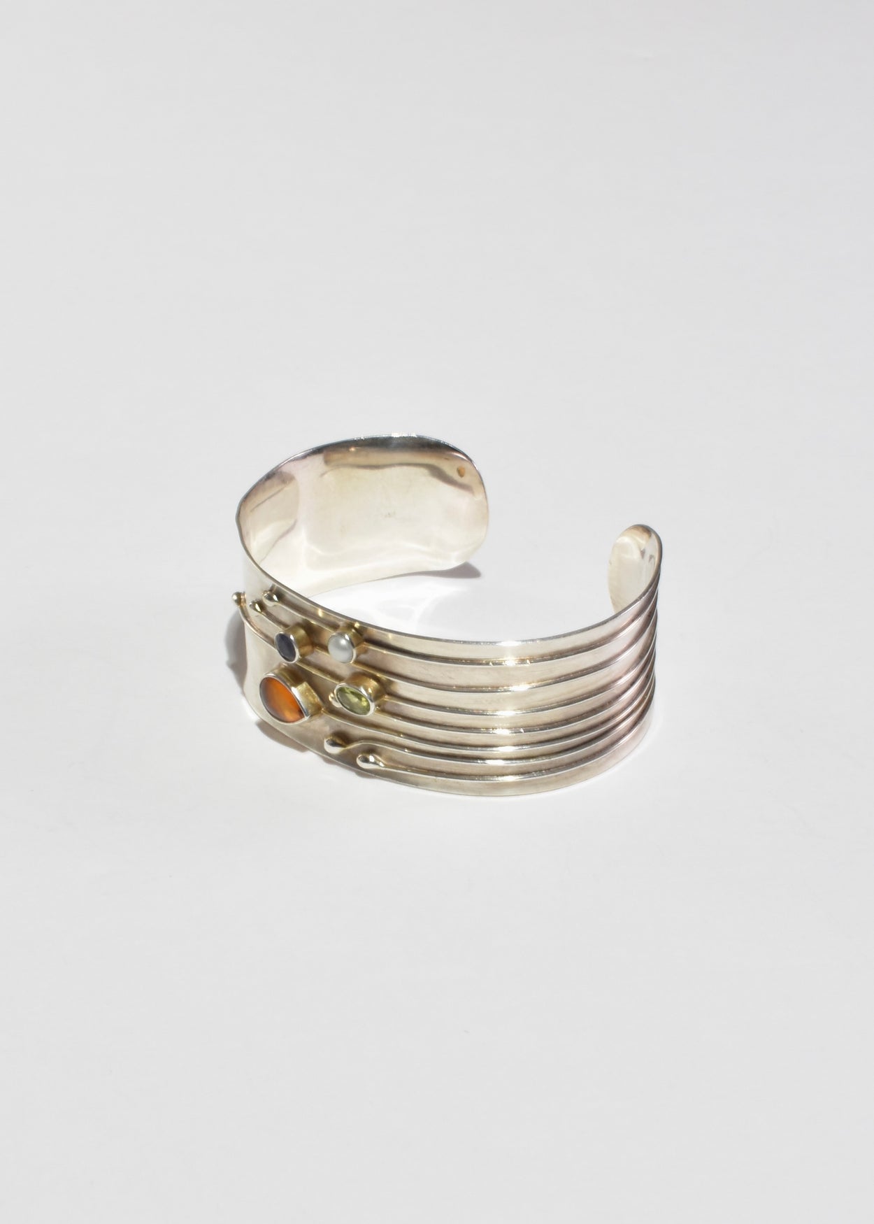 Multi Stone Cuff Bracelet