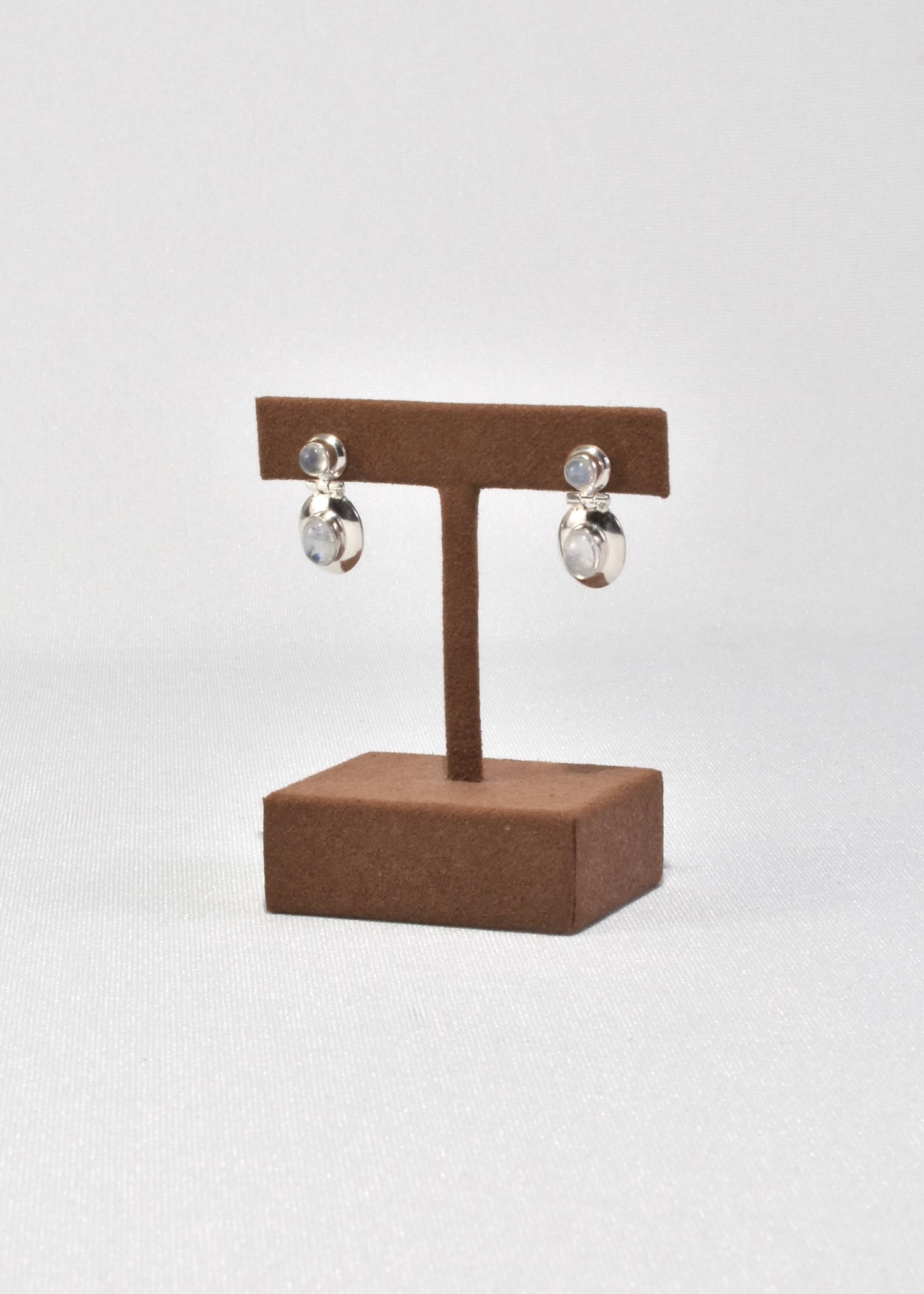 Double Moonstone Earrings