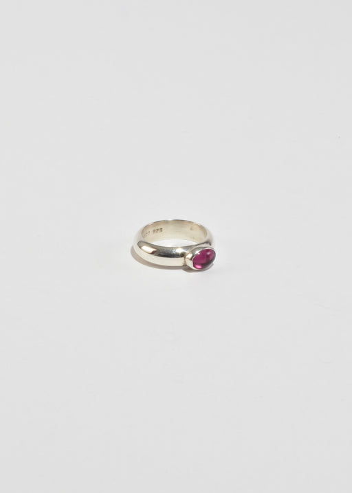 Pink Glass Ring