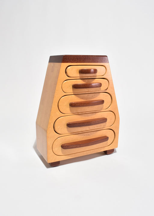 Tall Wooden Jewelry Box