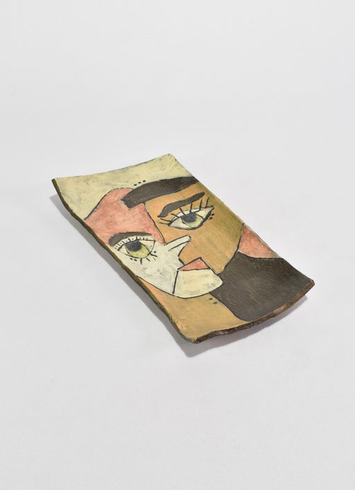 Cubist Face Tray