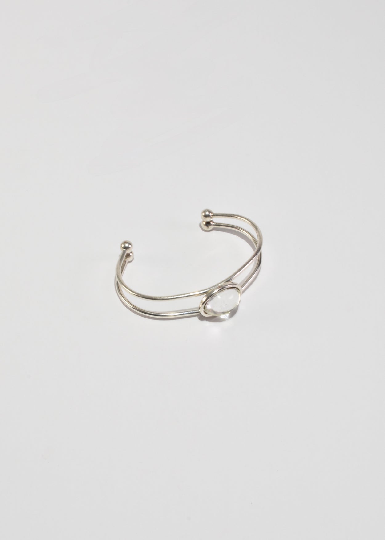 Glass Cabochon Cuff Bracelet