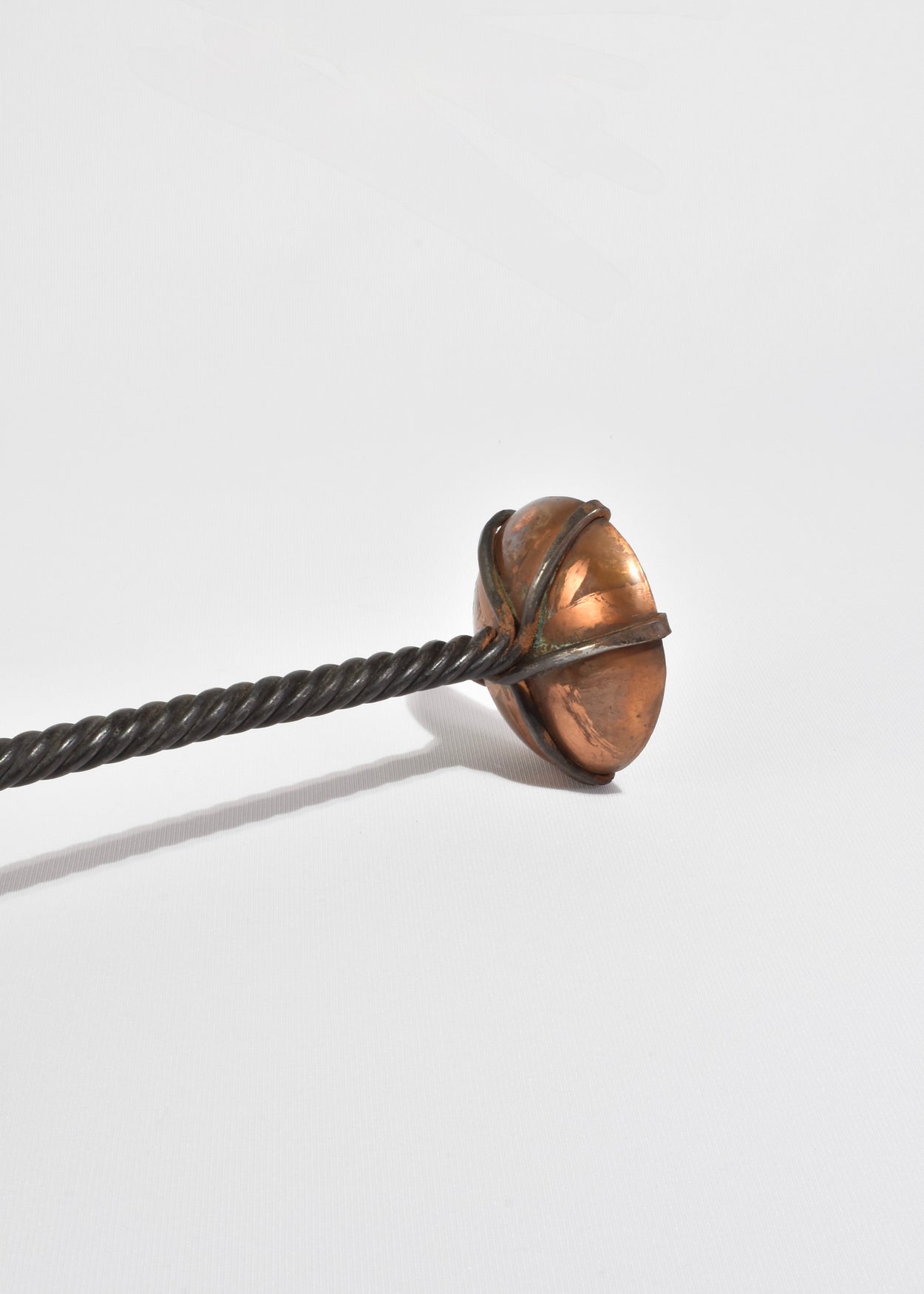 Iron and Copper Twisted Candleholders