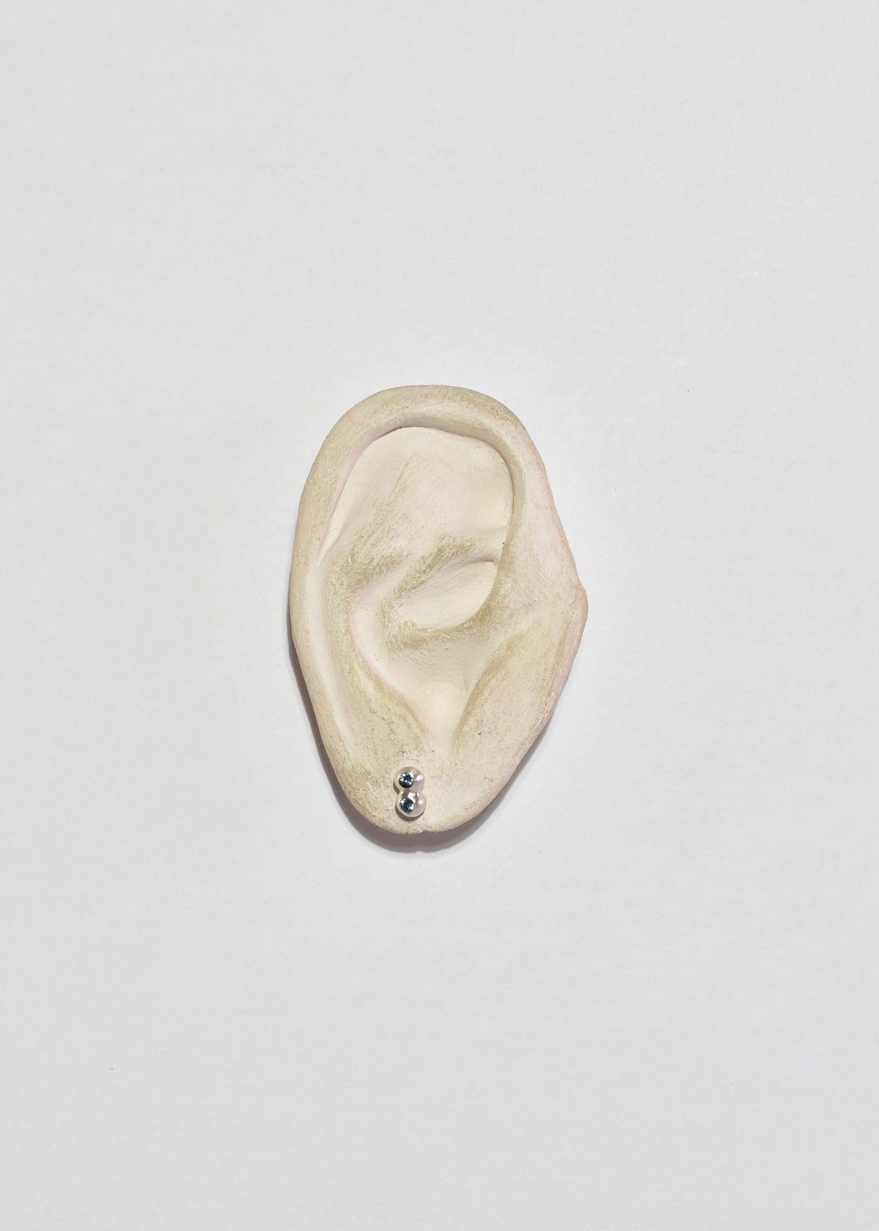 Two Dot Sapphire Earrings