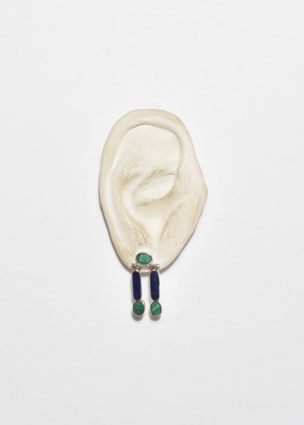 Malachite Lapis Earrings