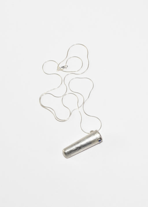 Textured Container Pendant Necklace