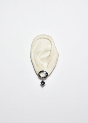 Amethyst Mother of Pearl Earrings