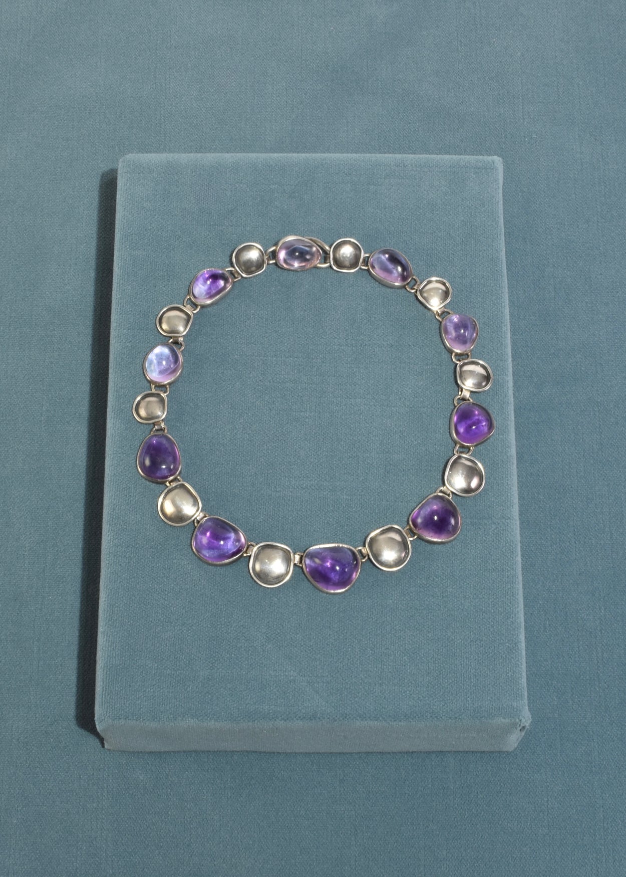 Modernist Amethyst Necklace