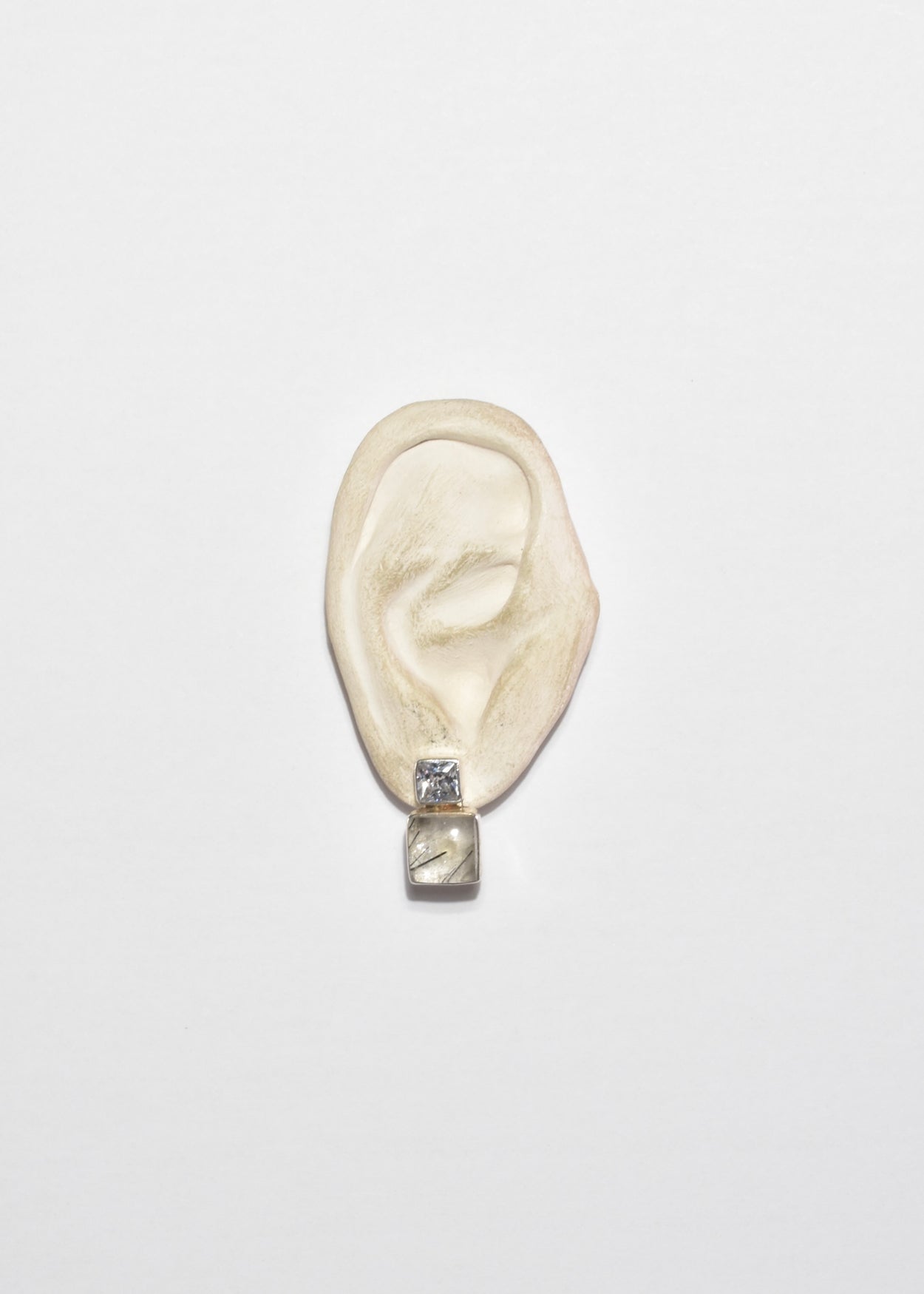 Square Quartz Earrings