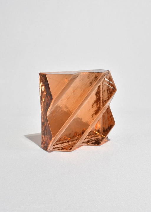 Apricot Glass Sculpture