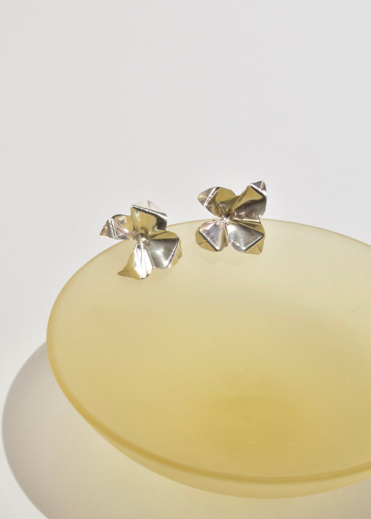 Abstract Flower Earrings