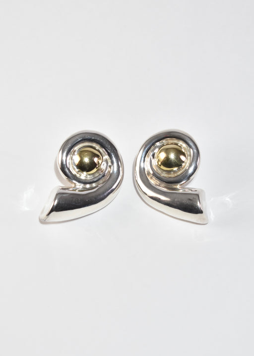 Spiral Statement Earrings