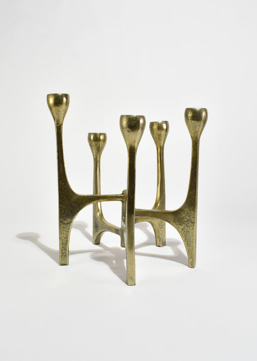 Cast Brass Candelabra