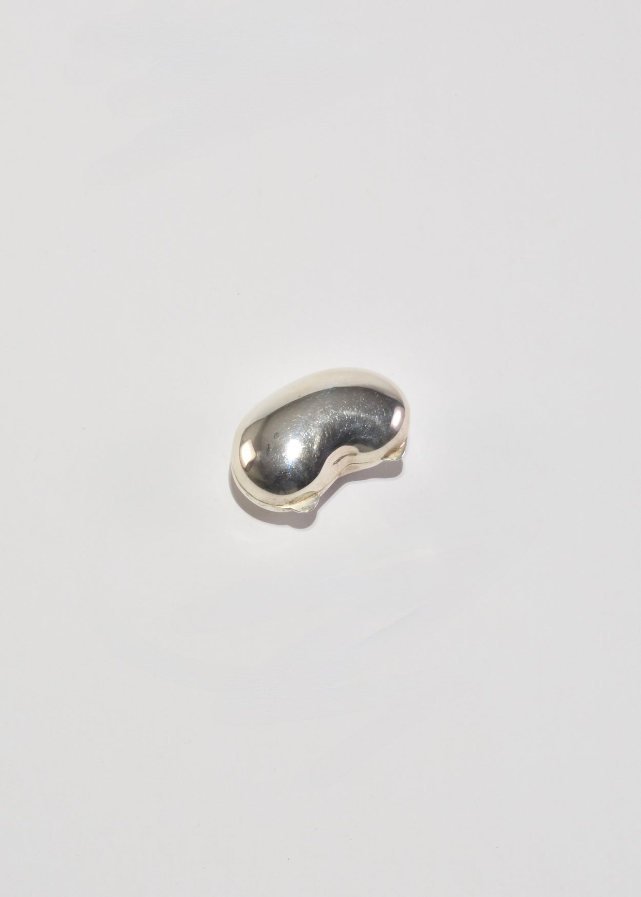 Silver Bean Pill Box