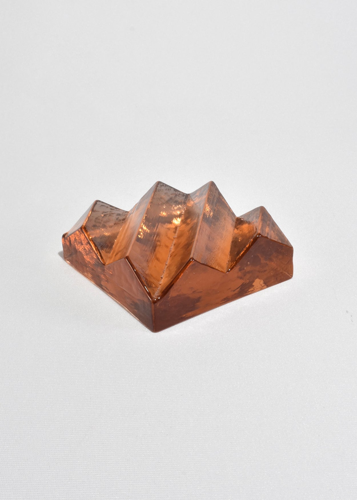 Apricot Glass Sculpture